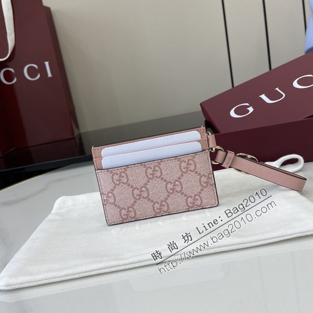 Gucci專櫃古馳最新款卡包卡夾零錢包 jh2775型號：819121